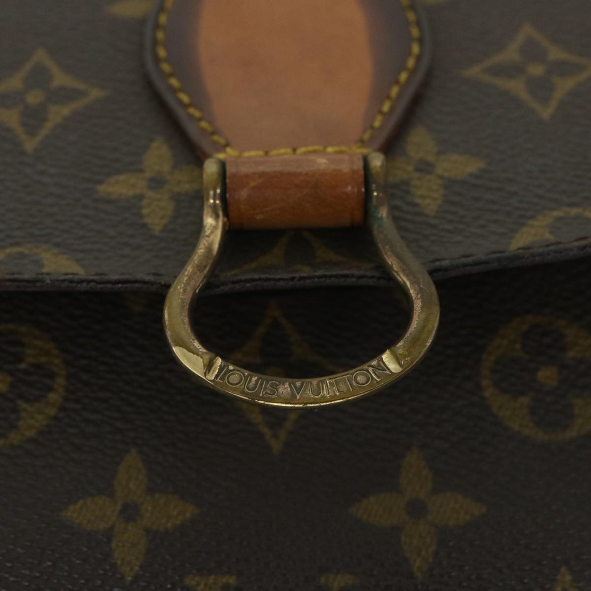 LOUIS VUITTON Monogram Saint Cloud GM Shoulder Bag M51242 LV Auth 54230