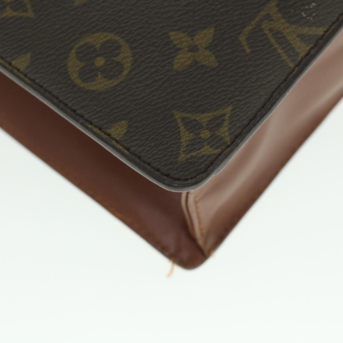 LOUIS VUITTON Monogram Monceau 28 Hand Bag 2way M51185 LV Auth 54233