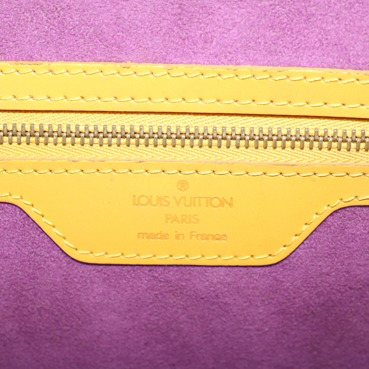 LOUIS VUITTON Epi Saint Jacques Shopping Shoulder Bag Yellow M52269 Auth 54252