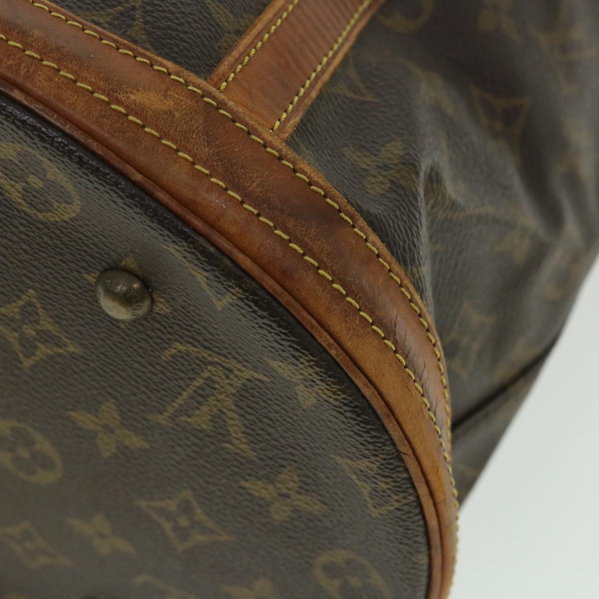 LOUIS VUITTON Monogram Bucket GM Shoulder Bag Vintage M42236 LV Auth 54283