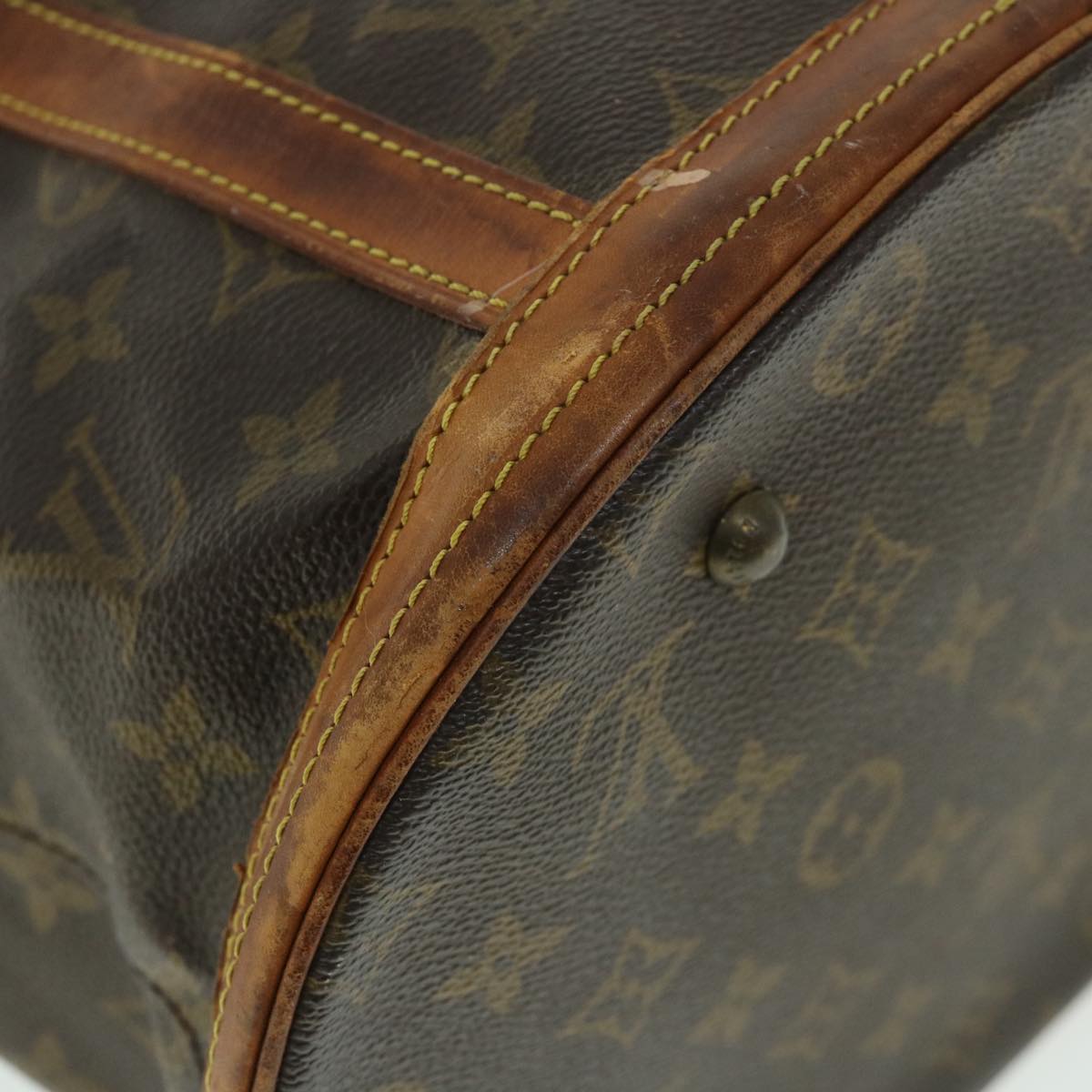 LOUIS VUITTON Monogram Bucket GM Shoulder Bag Vintage M42236 LV Auth 54283