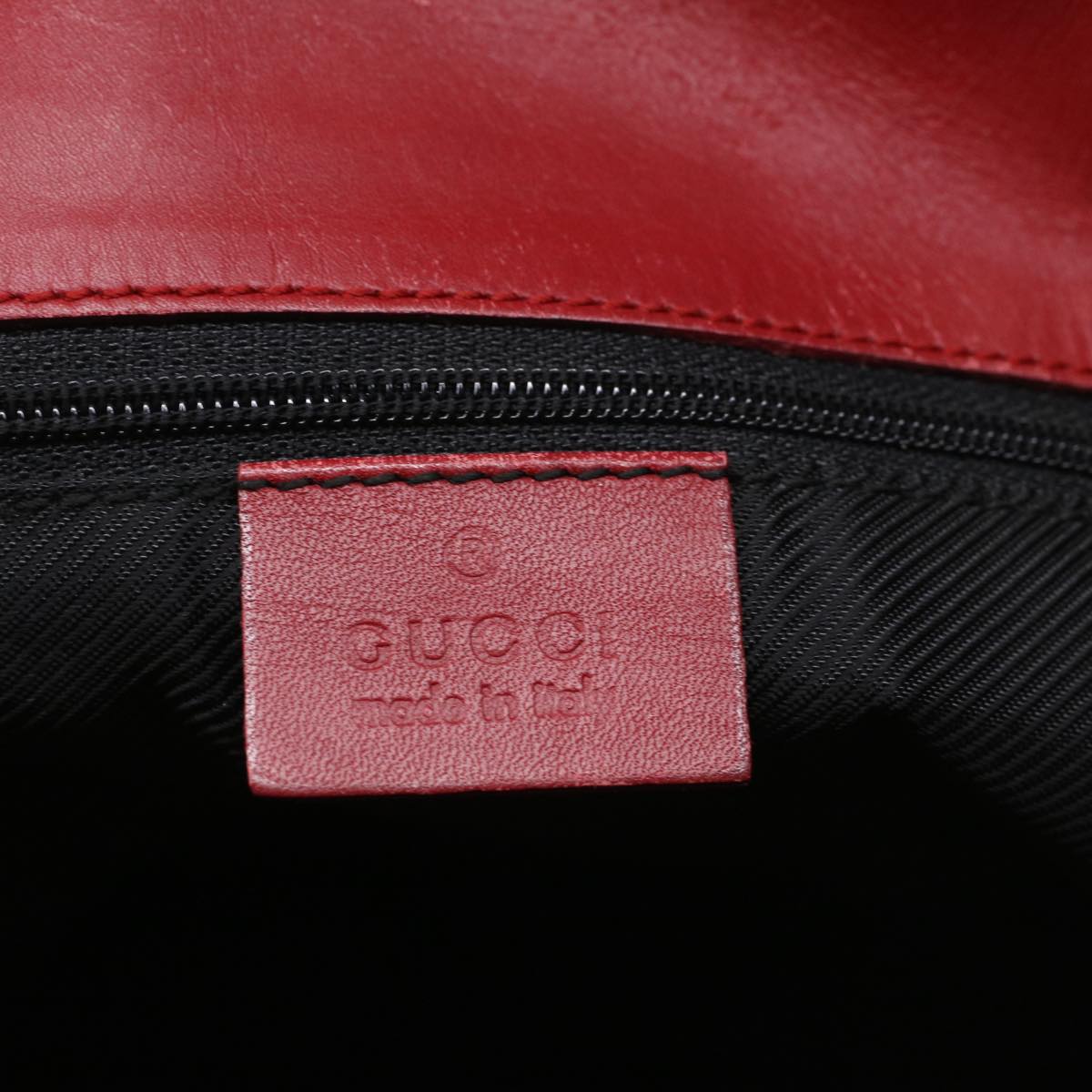 GUCCI GG Canvas Tote Bag Red 002 1098 3444 Auth 54328