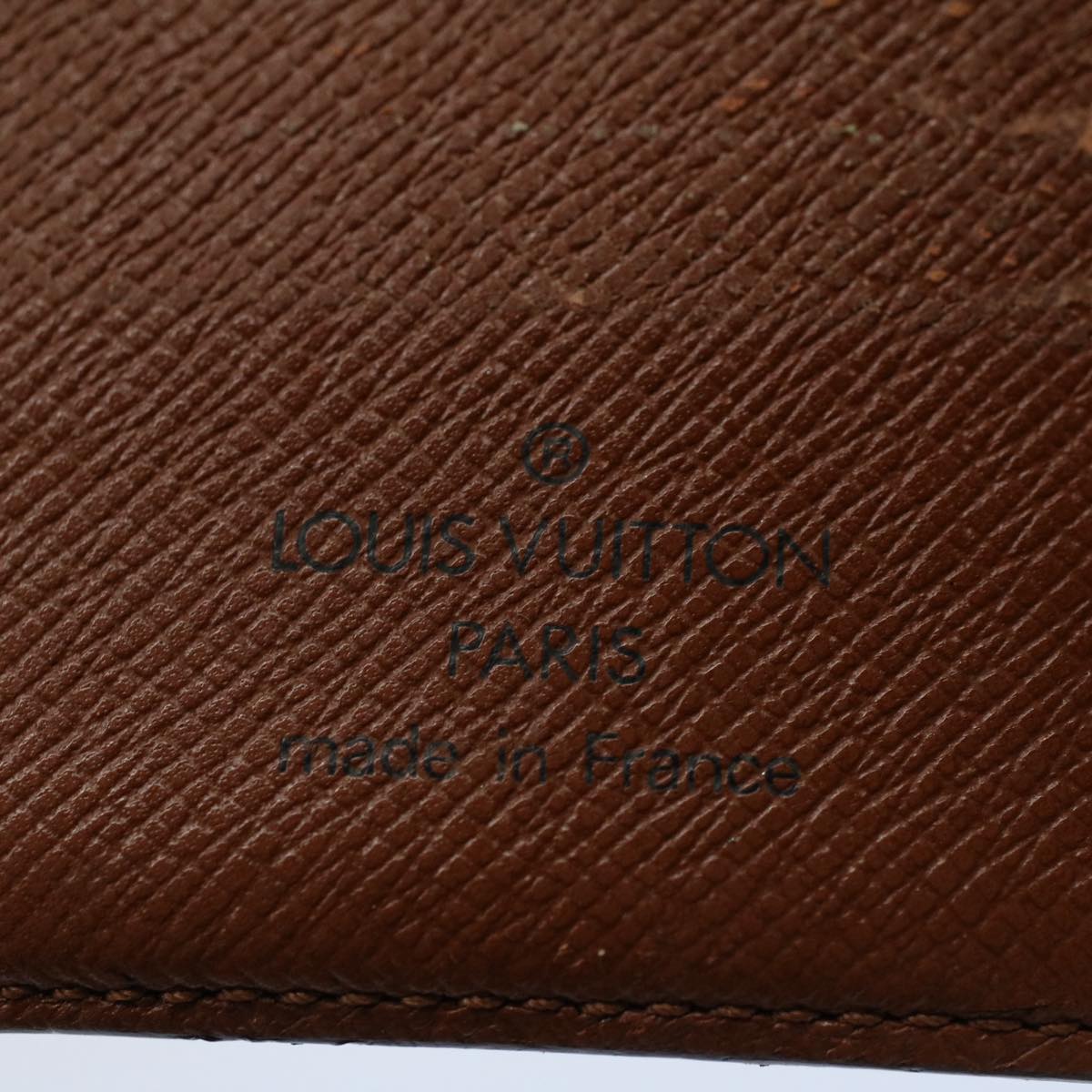 LOUIS VUITTON Monogram Agenda MM Day Planner Cover R20105 LV Auth 54410