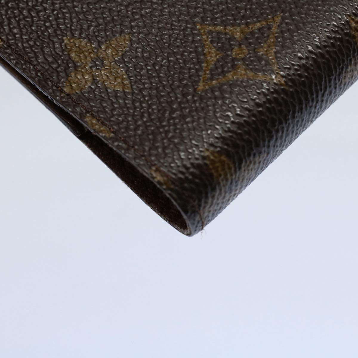 LOUIS VUITTON Monogram Agenda PM Day Planner Cover R20005 LV Auth 54411