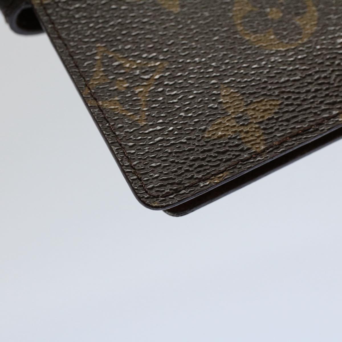 LOUIS VUITTON Monogram Agenda PM Day Planner Cover R20005 LV Auth 54411