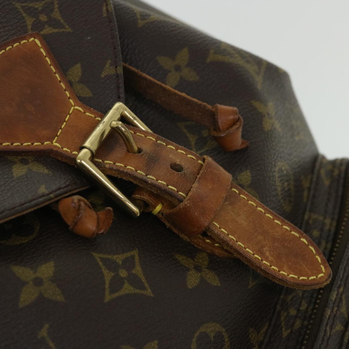 LOUIS VUITTON Monogram Montsouris GM Backpack M51135 LV Auth 54419