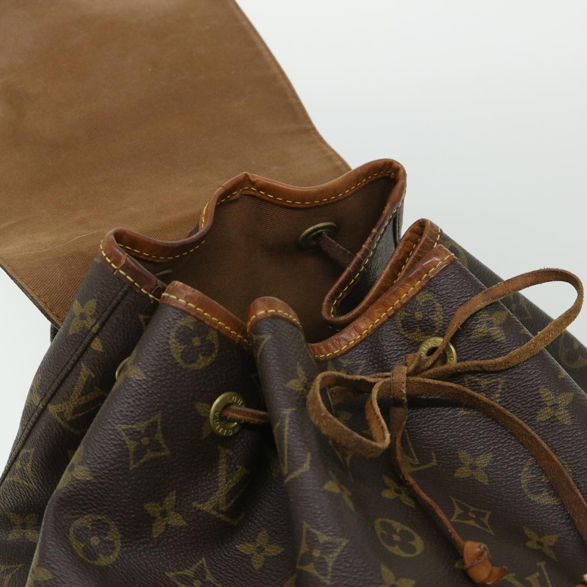 LOUIS VUITTON Monogram Montsouris GM Backpack M51135 LV Auth 54419