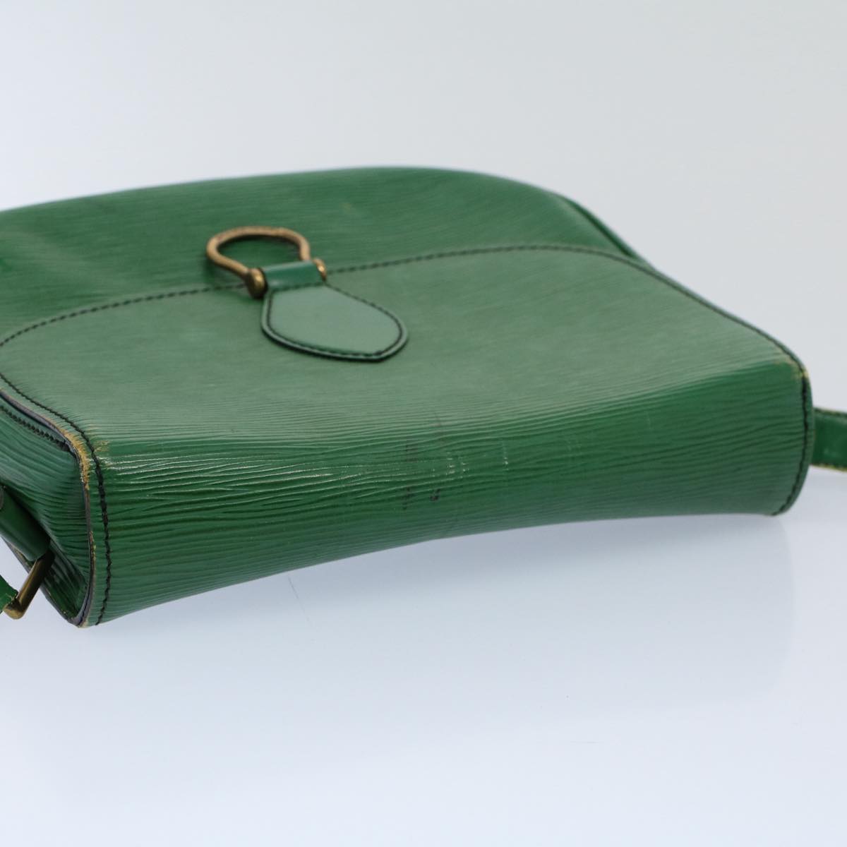 LOUIS VUITTON Epi Saint Cloud GM Shoulder Bag Green M52194 LV Auth 54543