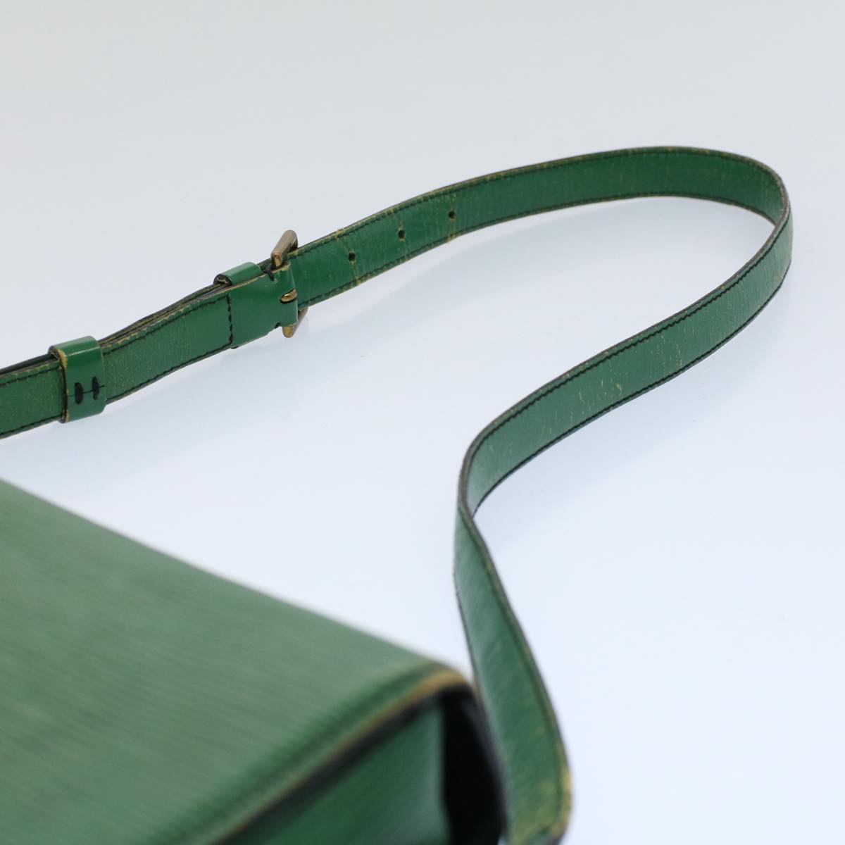 LOUIS VUITTON Epi Saint Cloud GM Shoulder Bag Green M52194 LV Auth 54543