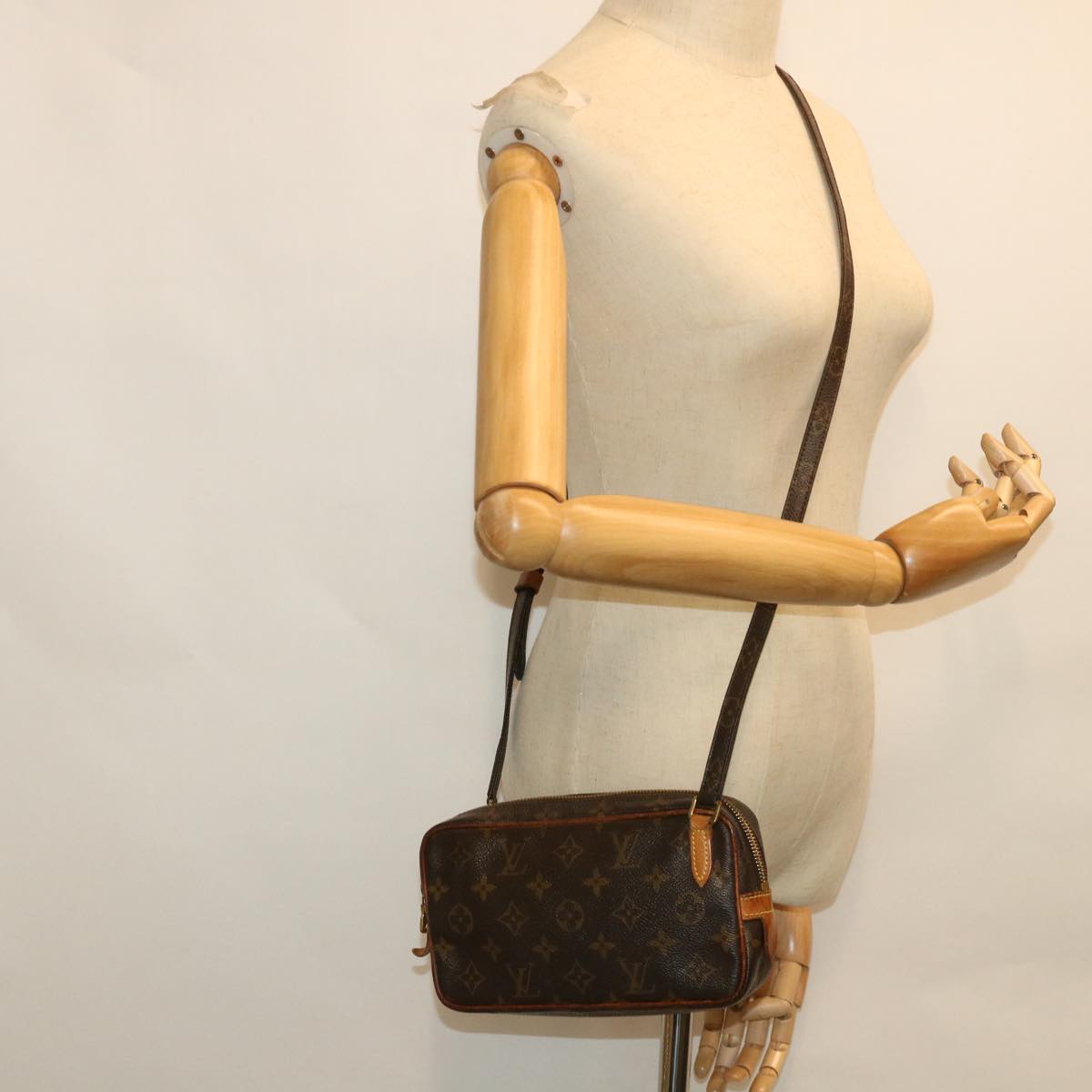 LOUIS VUITTON Monogram Marly Bandouliere Shoulder Bag M51828 LV Auth 54572