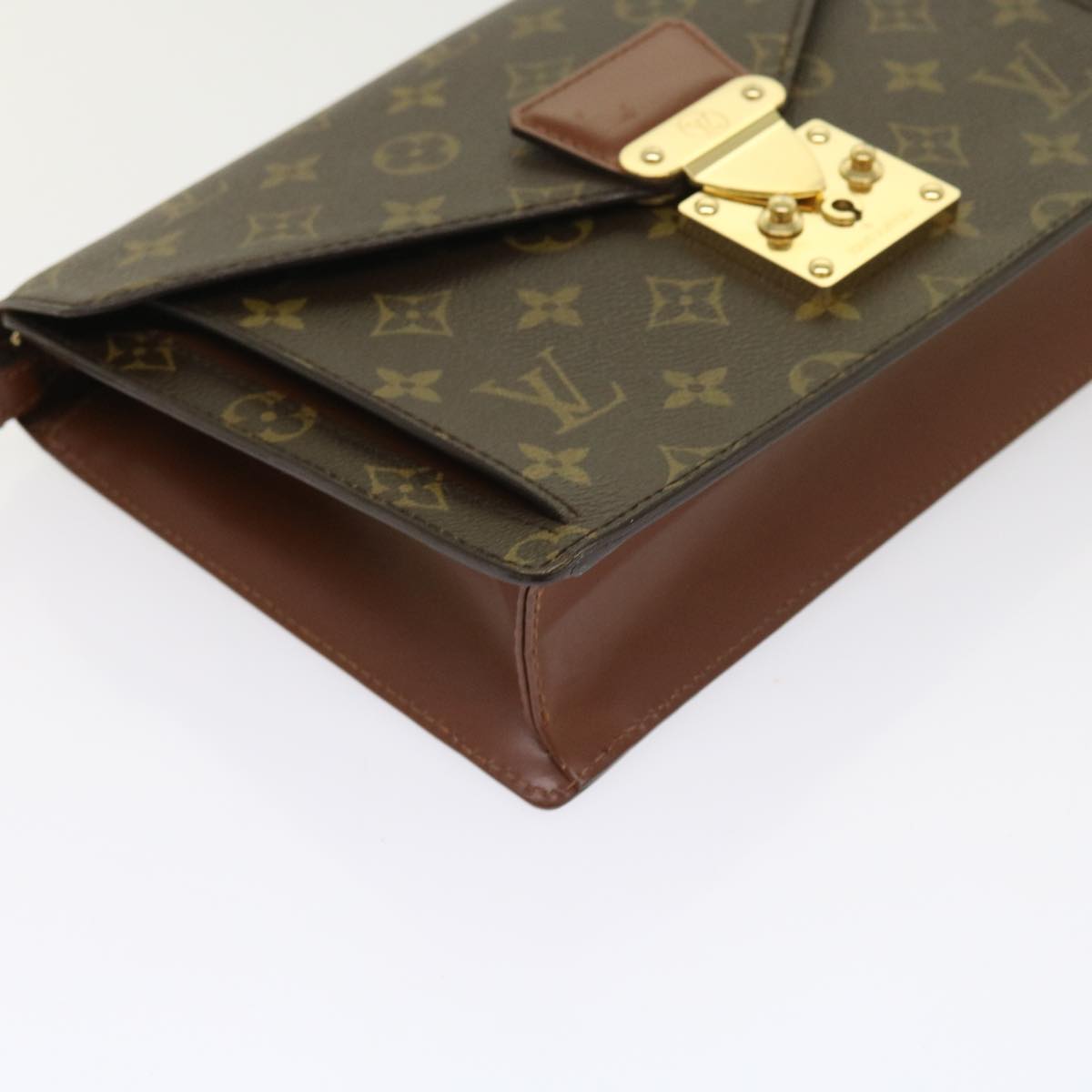 LOUIS VUITTON Monogram Serie Dragonne Hand Bag SPO M50210 LV Auth 54577A