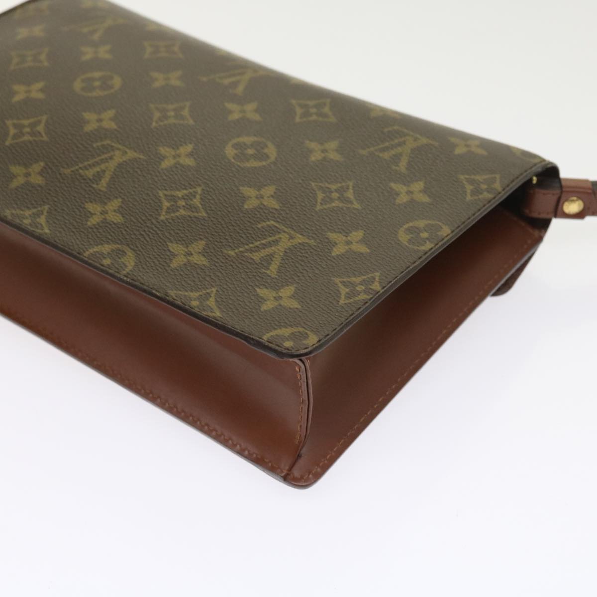 LOUIS VUITTON Monogram Serie Dragonne Hand Bag SPO M50210 LV Auth 54577A