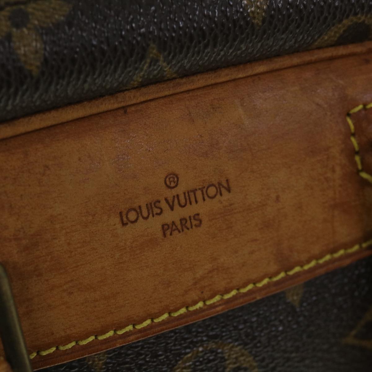 LOUIS VUITTON Monogram Trouville Hand Bag M42228 LV Auth 54597