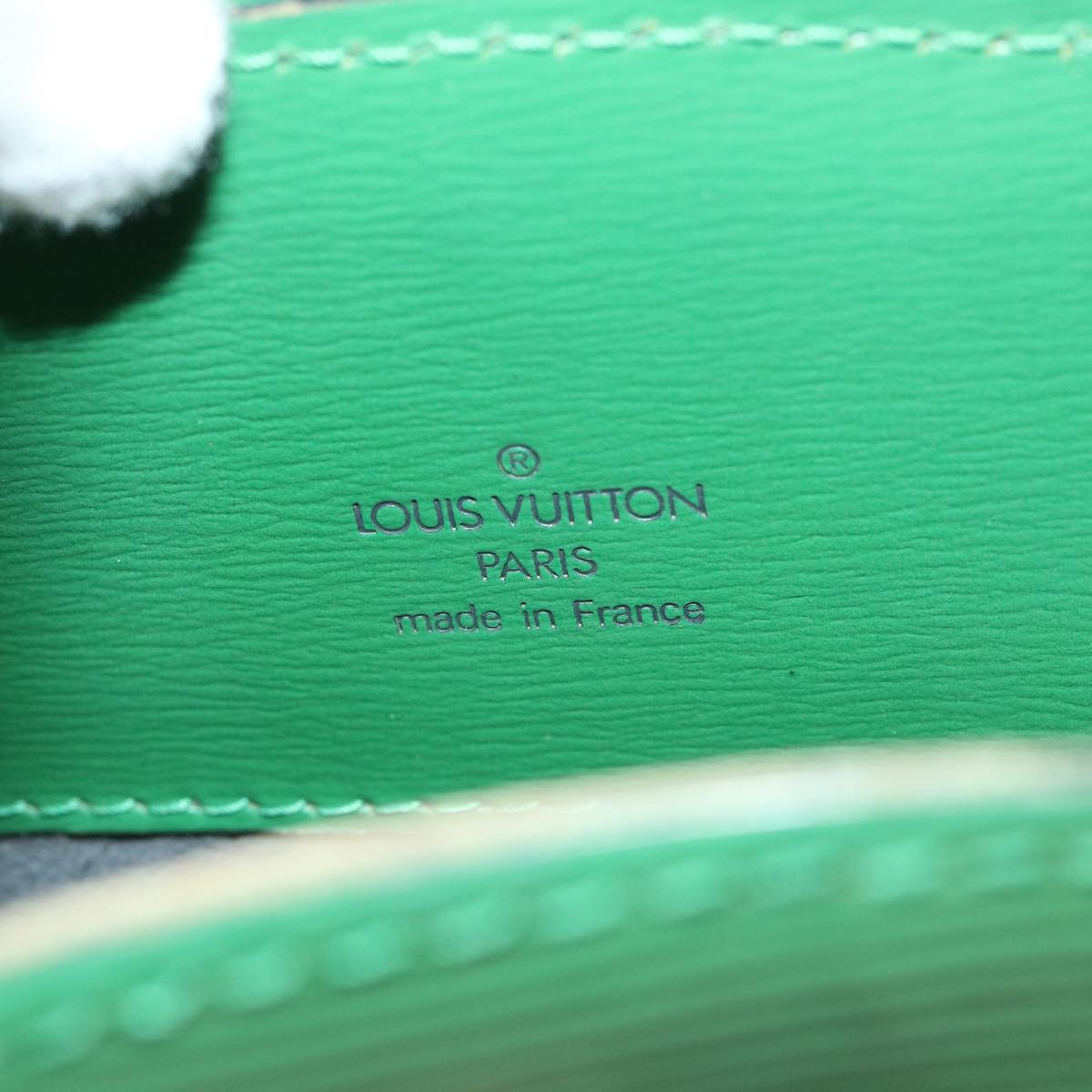 LOUIS VUITTON Epi Cluny Shoulder Bag Green M52254 LV Auth 54611