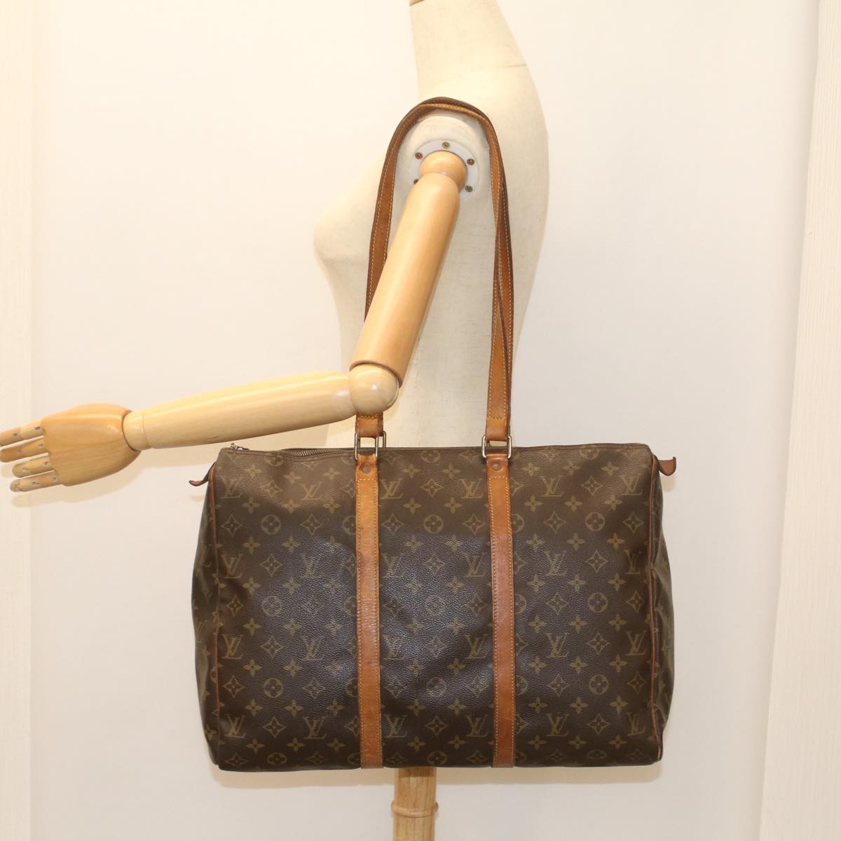 LOUIS VUITTON Monogram Flanerie 45 Shoulder Bag M51115 LV Auth 54663