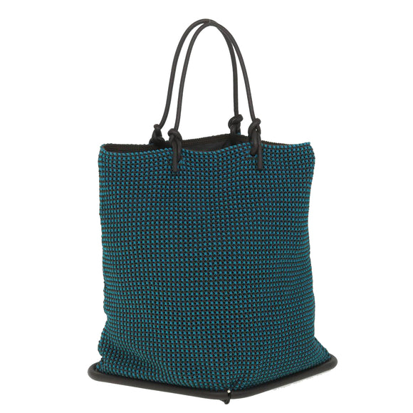 BOTTEGAVENETA Handtasche Nylon Blau Original 54714
