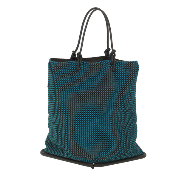 BOTTEGAVENETA Handtasche Nylon Blau Original 54714