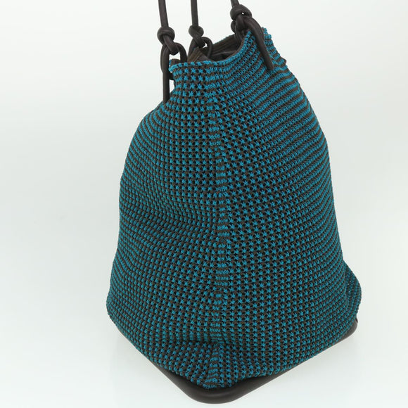 BOTTEGAVENETA Handtasche Nylon Blau Original 54714