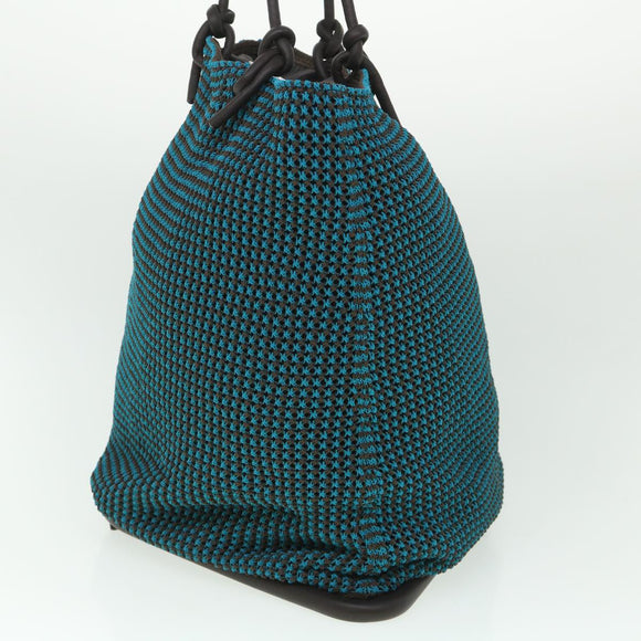 BOTTEGAVENETA Handtasche Nylon Blau Original 54714