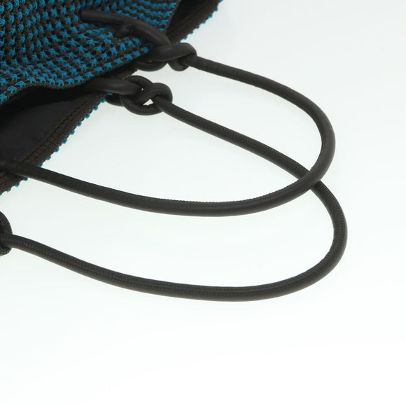 BOTTEGAVENETA Handtasche Nylon Blau Original 54714