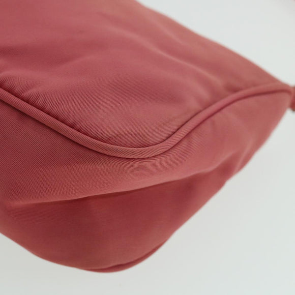 PRADA Accessory Pouch Nylon Pink Auth 54784