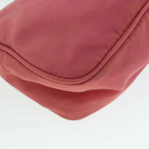 PRADA Accessory Pouch Nylon Pink Auth 54784