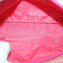 PRADA Accessory Pouch Nylon Pink Auth 54784-10