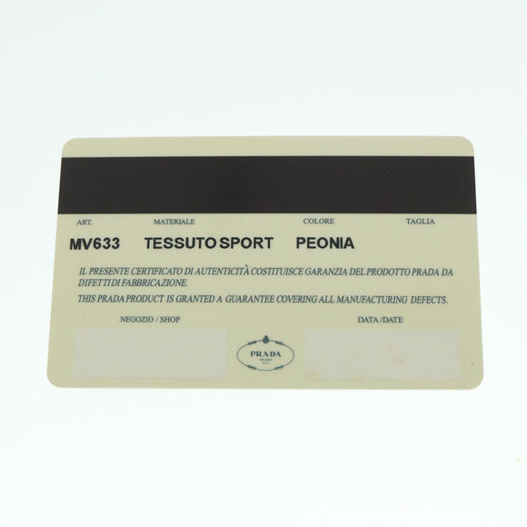 PRADA Accessory Pouch Nylon Pink Auth 54784