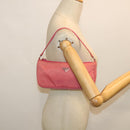 PRADA Accessory Pouch Nylon Pink Auth 54784-21