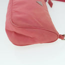 PRADA Accessory Pouch Nylon Pink Auth 54784-3