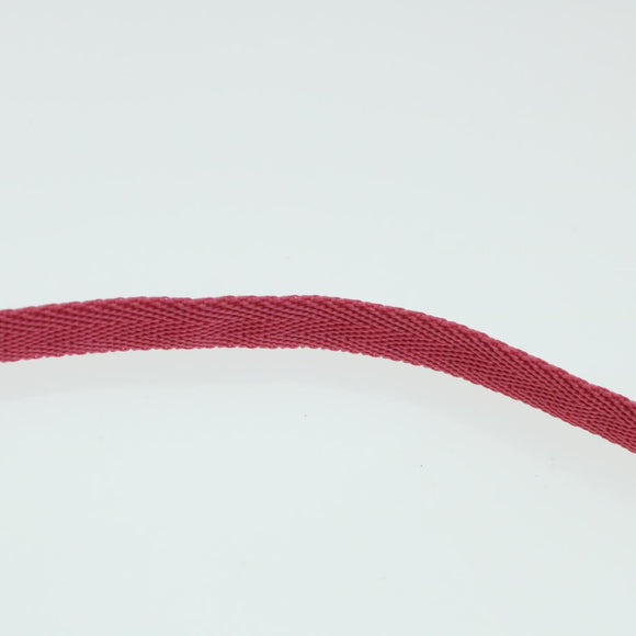 PRADA Accessory Pouch Nylon Pink Auth 54784