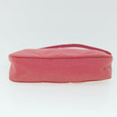 PRADA Accessory Pouch Nylon Pink Auth 54784-5