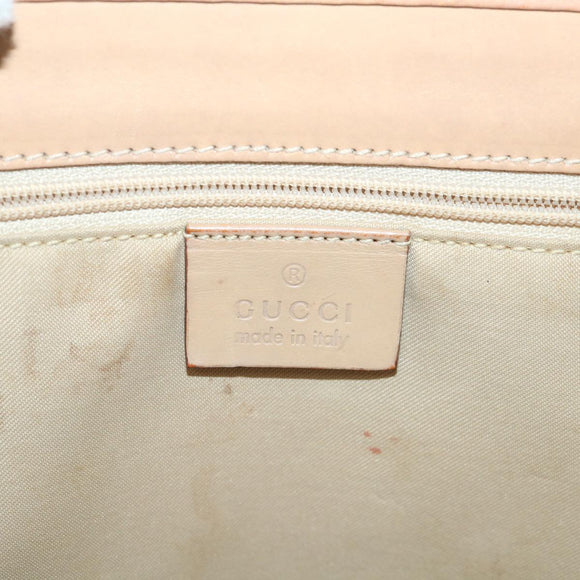 GUCCI GG Canvas Jackie Hand Bag Beige Brown Auth 54800