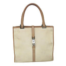 GUCCI GG Canvas Jackie Hand Bag Beige Brown Auth 54800-13