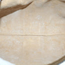 GUCCI GG Canvas Web Sherry Line Clutch Bag PVC Leather Beige Green Auth 54839-9