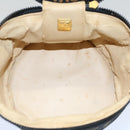 FENDI Vanity Cosmetic Pouch Canvas Black Auth 54858-11