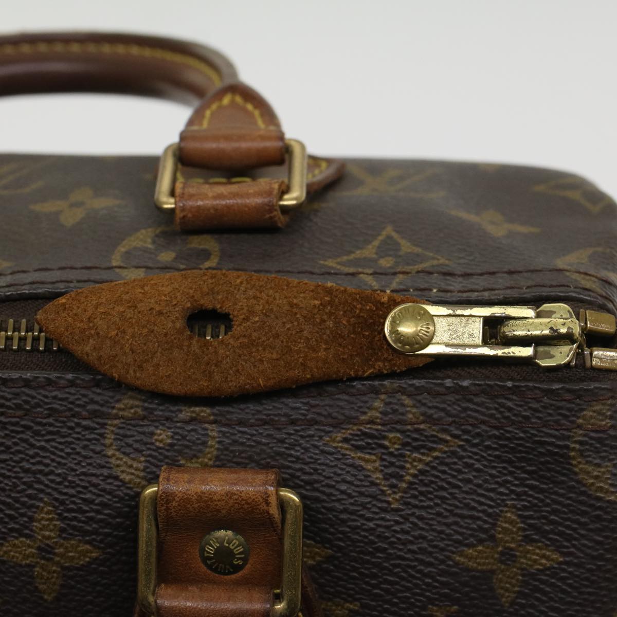 LOUIS VUITTON Monogram Speedy 25 Hand Bag M41528 LV Auth 54865