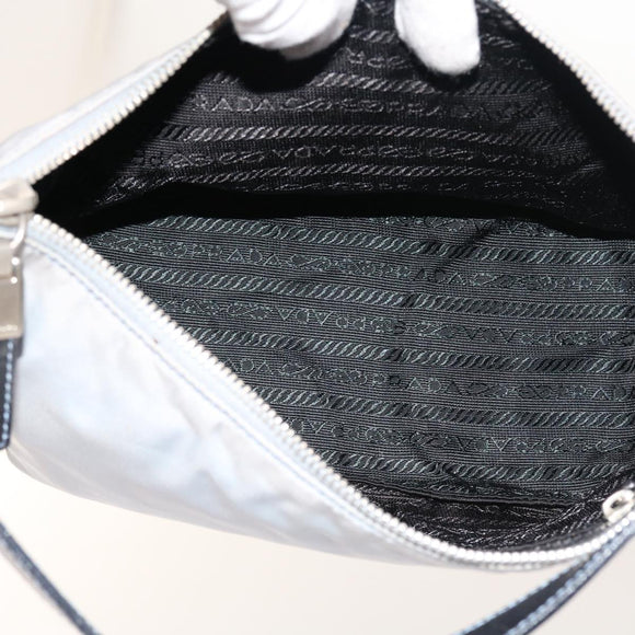 PRADA Shoulder Bag Nylon Blue Auth 54907