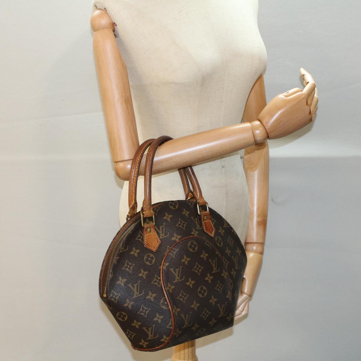 LOUIS VUITTON Monogram Ellipse PM Hand Bag M51127 LV Auth 54946