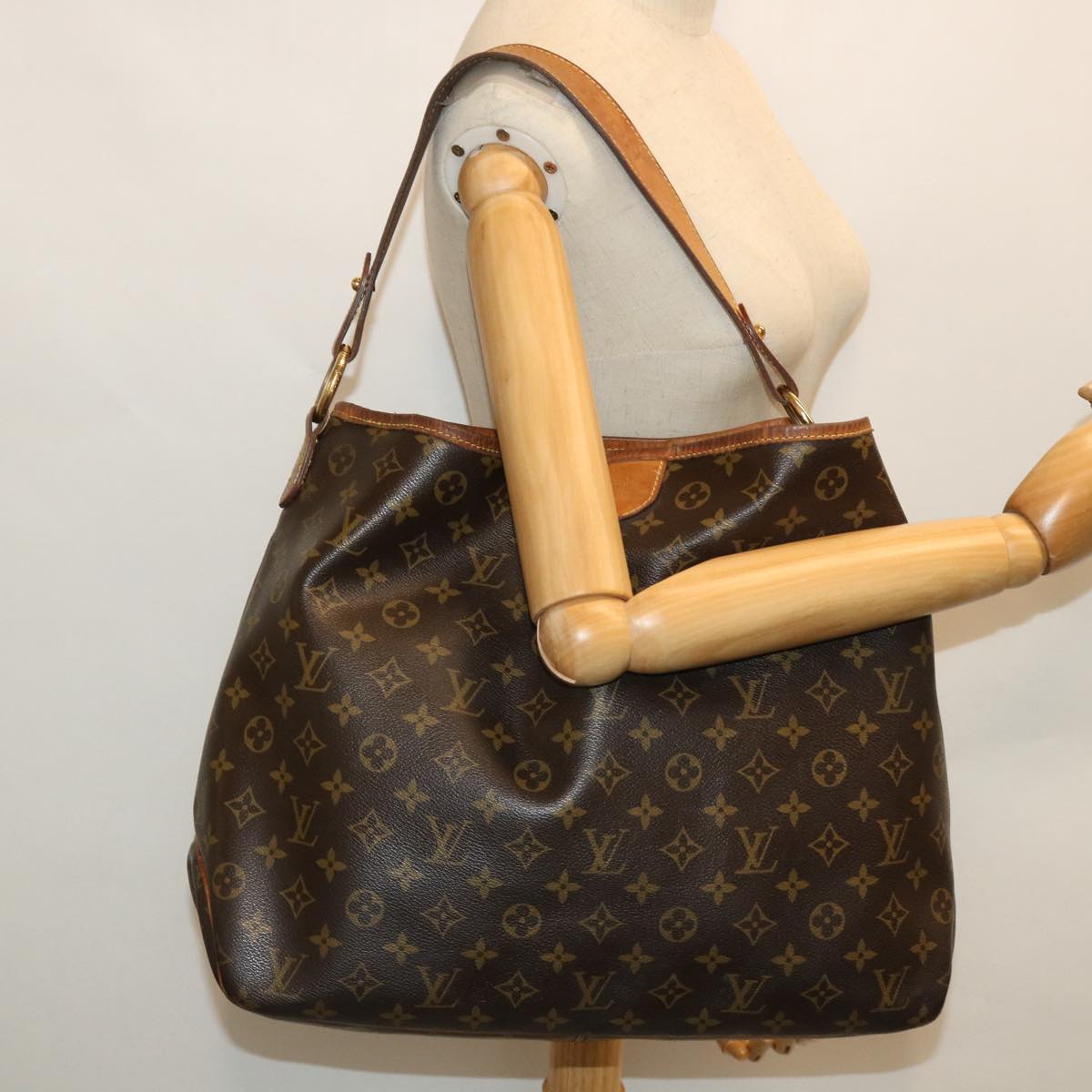 LOUIS VUITTON Monogram Delightful MM Shoulder Bag M50156 LV Auth 54949