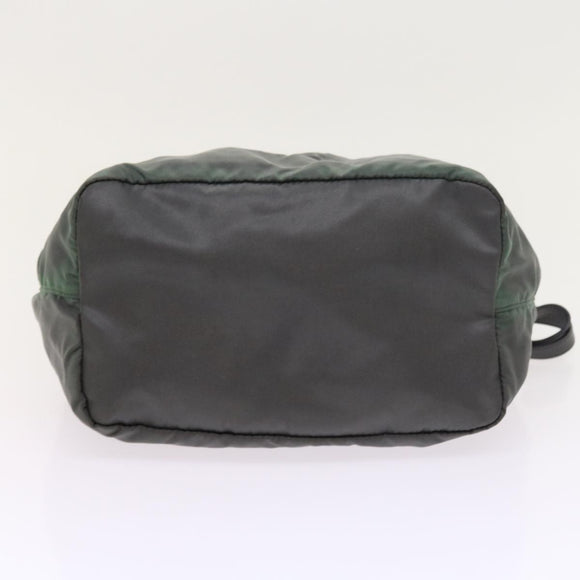 PRADA Handtasche Nylon 2way Grau Auth 54970