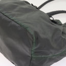 PRADA Hand Bag Nylon 2way Gray Auth 54970-16