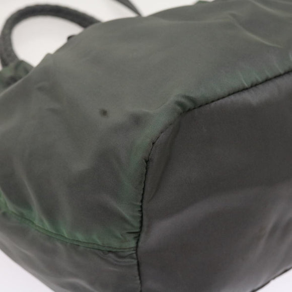 PRADA Handtasche Nylon 2way Grau Auth 54970