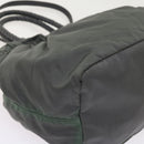PRADA Hand Bag Nylon 2way Gray Auth 54970-18