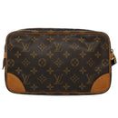 LOUIS VUITTON Monogram Marly Dragonne GM Clutch Bag M51825 LV Auth 54981-2