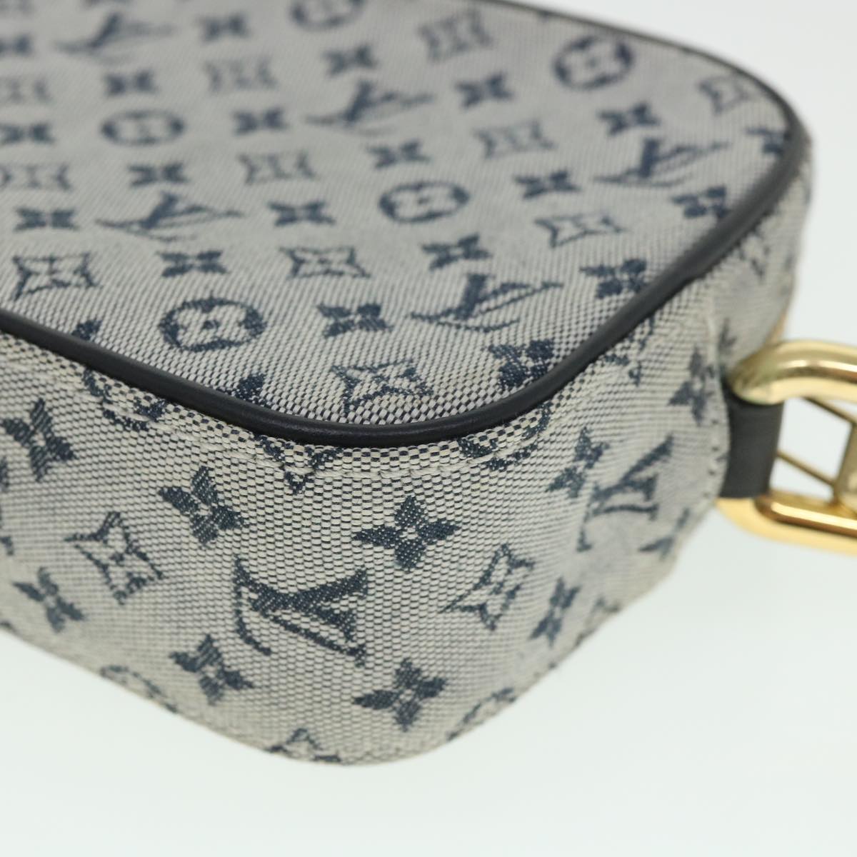 LOUIS VUITTON Monogram Mini Juliet MM Shoulder Bag Blue M92004 LV Auth 54995