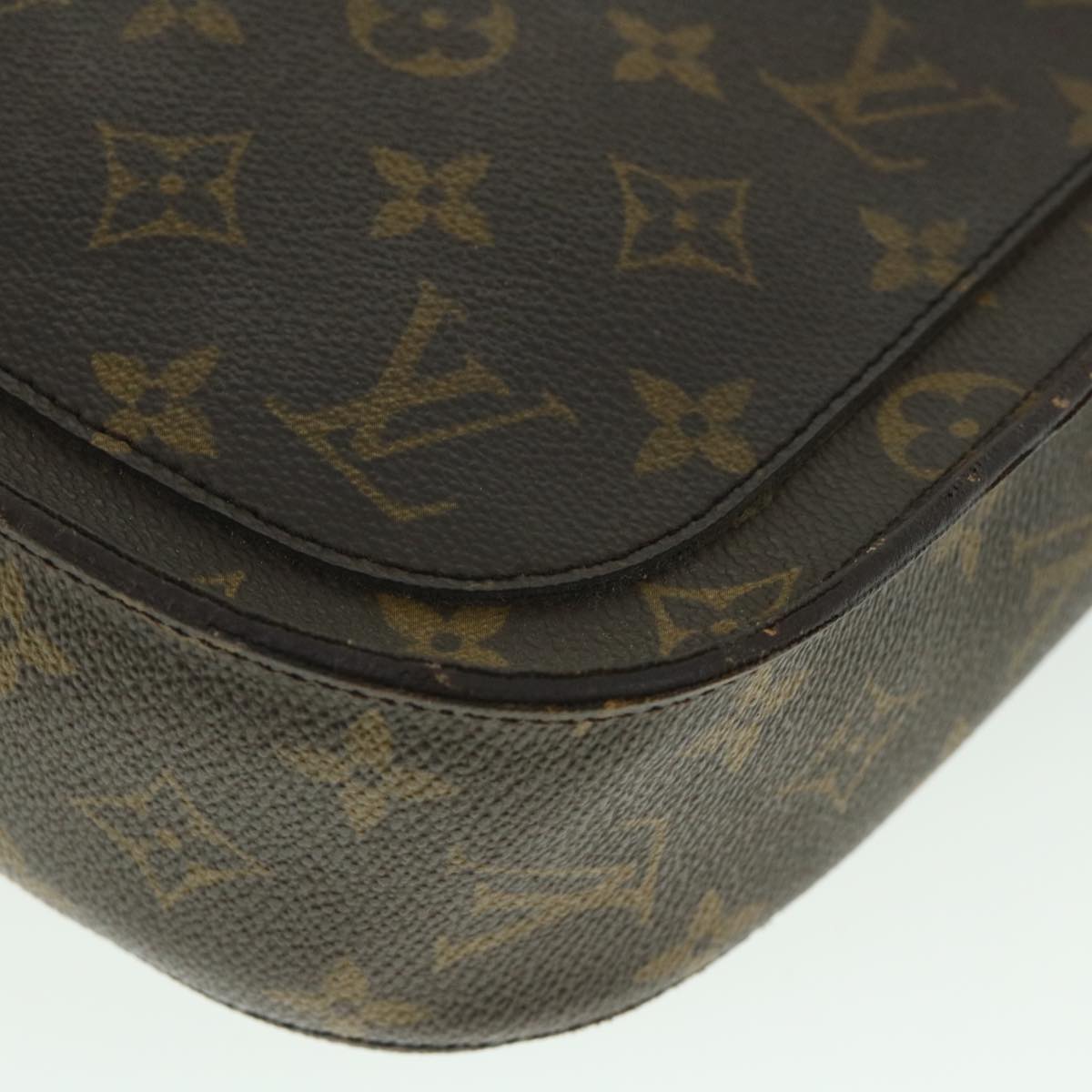 LOUIS VUITTON Monogram Saint Cloud GM Shoulder Bag M51242 LV Auth 55030