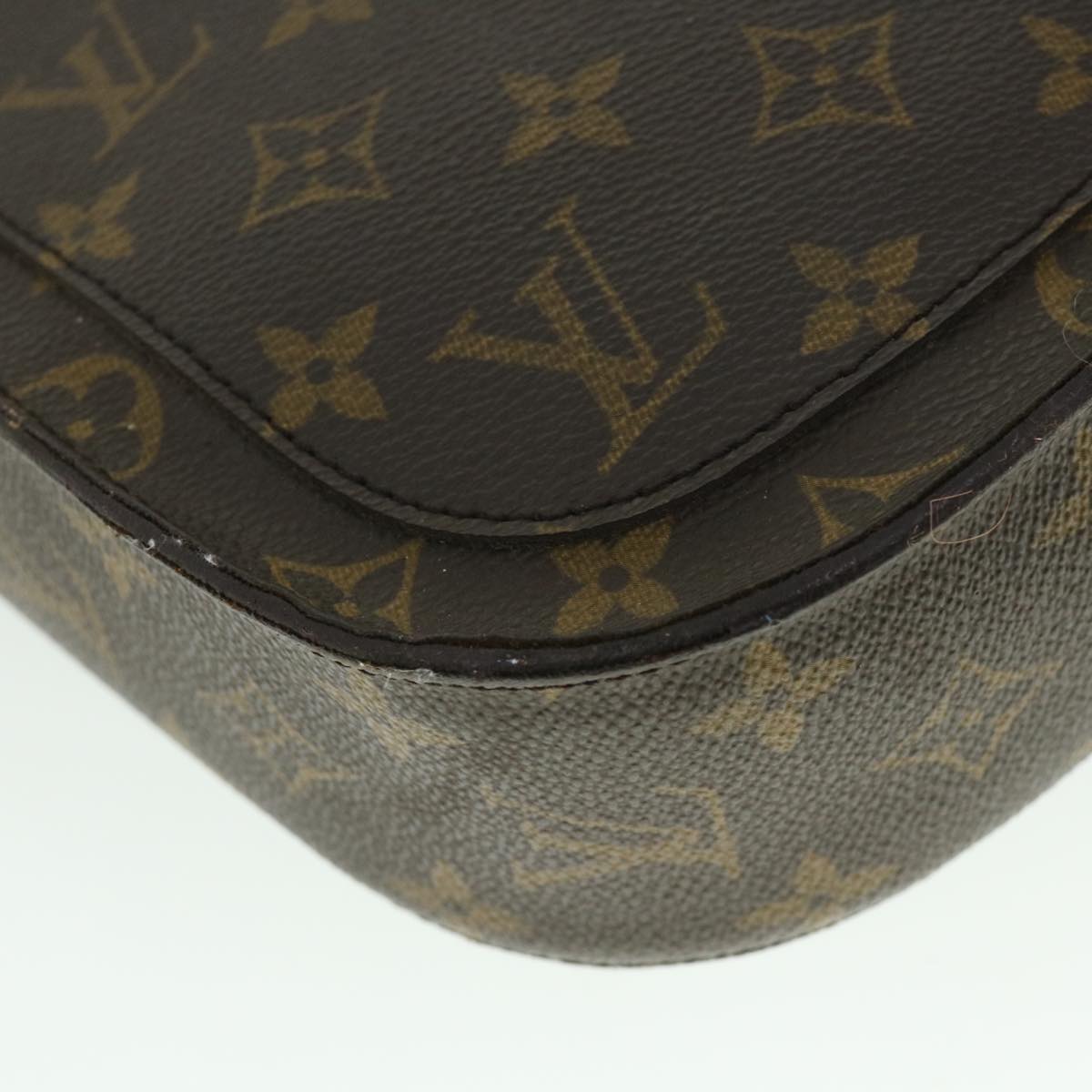 LOUIS VUITTON Monogram Saint Cloud GM Shoulder Bag M51242 LV Auth 55030