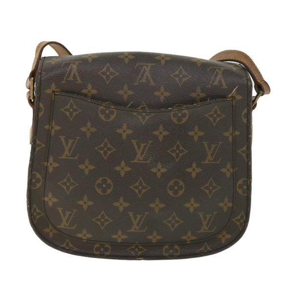 LOUIS VUITTON Monogram Saint Cloud GM Shoulder Bag M51242 LV Auth 55030