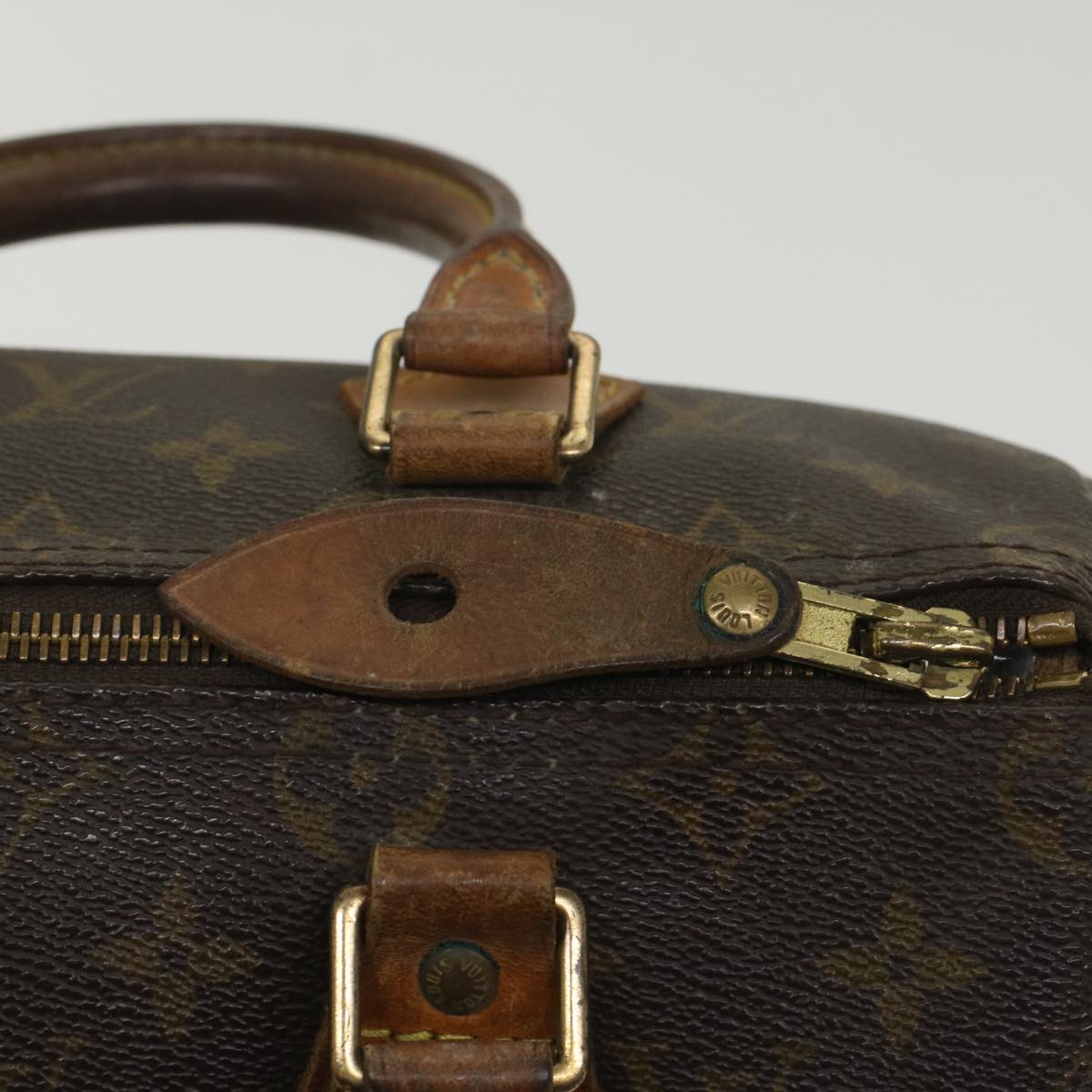 LOUIS VUITTON Monogram Speedy 25 Hand Bag M41528 LV Auth 55034